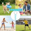 Repair Tool for Disc Golf, Blue Disc Golf Edge Maintenance Tool, Portable Repair Tools for Discs with Key Ring for Scratch Stain Polishing Gifts for Disc Golf Lovers
