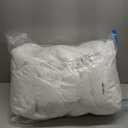 Masaca White Ruffled Shabby Comforter Set King,Boho Chic Farmhouse Bedding Down Comforter Fluffy Cozy,Ultra Soft Washed Microfiber Inner Fill Bedding All Season 3 Piece Set with Ruffle Pillow Shams