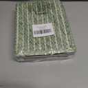 Small Bathroom Rugs,18"x30" Non Slip Sage Green Braided Bath Mat for Bathroom Floor,Washable Luxury Bath Rug for Tub Soft Boho Absorbent Shower Mat