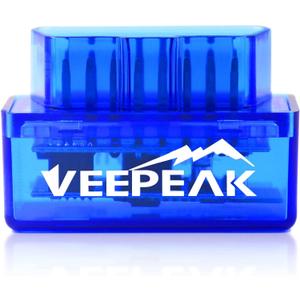 Veepeak Mini Bluetooth OBD II Scanner Auto Check Engine Light Code Reader Car OBD Diagnostic Scan Tool for Android (Incompatible with iOS)