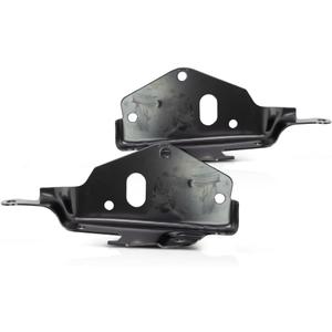 For Chevy Silverado 1500/2500 1999-2006 Hood Hinge Driver and Passenger Side | Pair | Steel Black | Includes 2007 Classic | Replacement For GM1236109, GM1236110 | 12472769, 12472770