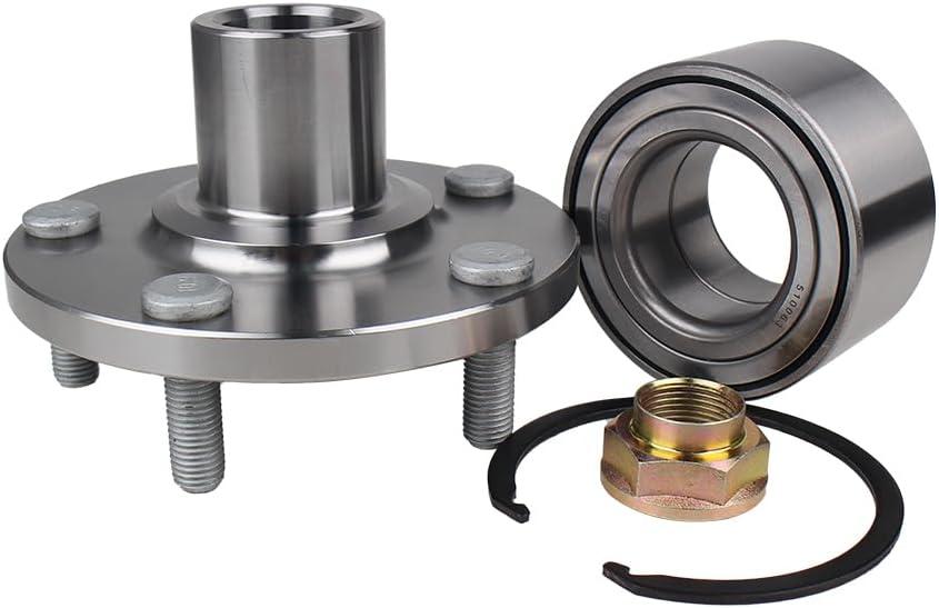 Autoround BR930568K Front Wheel Hub Assembly Replacement for Toyota Camry 04-17/ Highlander 05-07/ Avalon 05-13/ Solara 04-08, Lexus RX350 07-09/ ES350 07-13/ RX330 04-06/ ES330 04-06 5 Lugs