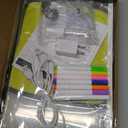 Lumiboard Led Drawing Board 7 Colors, Light Up Cosmody Drawing Board, Glowing Acrylic Dry Erase Board, Easter Basket Stuffers,Easter Egg Fillers Gifts Kids Girls Boy Teens(14.25")