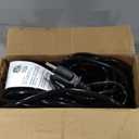 HUANCHAIN 25 FT 16 Gauge Black Indoor Outdoor Extension Cord Waterproof, Flexible Cold Weather 3 Prong Electric Cord Outside, 13A 1625W 125V 16AWG SJTW, ETL Listed