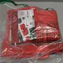 ZOBER 2 Pack Oxford Christmas Wreath Storage Container 36 Inch - Wreath Bag for Artificial Wreaths Box - Waterproof Fabric, Dual Zippered Wreaths Storage Bag With Strong Durable Handles - Red