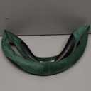 Steering Wheel Cover for Women and Men, Carbon Fiber Plush Steering Wheel Cover Soft Anti-Slip Comforting, Universal 15 Inches Steering Wheels Accessories (Carbon Fiber Black/Green)