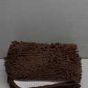 OLANLY Bathroom Rugs 30x20, Extra Soft Absorbent Chenille Bath Rugs, Rubber Backing Quick Dry, Machine Washable Bath Mats for Bathroom Floor, Tub and Shower, Home Decor Accessories, Brown