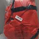 QUENTRO Heavy Duty Christmas Tree Storage Bag - Fits Up to 9ft Tall - Waterproof 600D Polyester Xmas Tree Bag with Reinforced Handles & Secure Zipper Foldable Durable Holiday Storage Solution (Red), 65" x 25" x 20"
