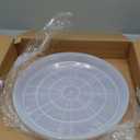 4 6 8 10 12 14 16 18 20 22 Inch Clear Plant Saucer, 5 Pack Durable Plastic Water Catcher Trays for Flower Pots, Plant Drip Trays for Indoor Outdoor Planter(16inch)