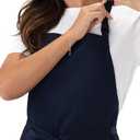 Chef Works Unisex Three Pocket Apron, Navy Blue