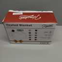 Homemate Heated Blanket Electric Throw - 50x60 Heating Blanket with 10 Fast Heat Levels 8 Hours Auto Off Soft Cozy Flannel Over-Heated Protection ETL Certification Keep Warming in Home (Grey Geometry)