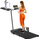 BARWING Foldable Incline Walking Pad 3.0/3.5 HP Treadmills for Home, 7.5/8.5 MPH Under Desk Treadmill with Handles, Foldable Treadmill with Quiet Brushless, 330 LBS Weight Capacity