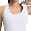 ECOPARTY Wirefree Padded Yoga Sports Bra for Women - Moisture Wicking Quick Dry Workout Crop Tank Camisole Racerback, XS