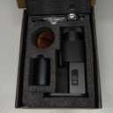 SHARDOR All-Metal Single-Dose Coffee Grinder  Quiet DC Motor, Home-use Espresso Grinder, Burr Coffee Grinder, with 80 Settings and an LED Power DisplayBlack