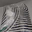 Tiffasea Modern Geometric 2.7' x 8' Rectangular Cotton Woven Machine Washable Runner Rug for Entryway, Hallway, Kitchen, Bedroom, Black