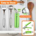 2 Pack Hot Plate Gripper Clips Holder Tongs for Moving Hot Plate Bowls Pizza Pan Air Fryer Microwave Oven with Food Out, Green