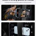 andobil for iPhone 15 Case [360 Ring Stand] [Compatible with Magsafe] Military Drop Protection Non-Yellowing Magnetic iPhone 15 Slim Thin Phone Case for Men Women - Ultra Clear, 6.1 Inches