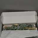 Artificial Eucalyptus Wall Decor Fake Greenery Leaves Stems Wall Hanging Plants on 16.5 inch Wooden Stick Boho Rustic Farmhouse Decor for Bedroom Kitchen Dining Room Bathroom