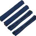 uxcell 4pcs Office Chair Arm Covers, Office Chair Armrest Covers Stretchable Computer Chair Arm Covers Protectors for Office Gaming Chair, Navy Blue