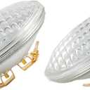 Beonllay PAR36 LED Landscape Light Bulb, 6W 600LM, 6000K, 36Watt Halogen Landscape Bulb Equivalent, 12V AC/DC, PAR36 LED Bulb for Tractor Light, Off-Road Vehicles, RV Vehicles, 2 Pack