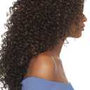 Outre DOMINICAN CURLY BUNDLE HAIR (1B Off Black) Batik Quick Weave Synthetic Half Wig