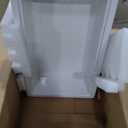 KRAUS Turino 33-inch Fireclay Workstation Drop-In/Undermount Single Bowl Kitchen Sink in Gloss White, KFDW1-33GWH