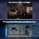 Privacy Garage Door Screen Blackout for 2 Car Garage-16x8FT Magnetic Garage Screen, 9.6LB Heavy Duty Thicker 265g/㎡ Mesh, Hands Free, Magnetic Privacy Garage Screen Door(Black, 16 * 8FT)