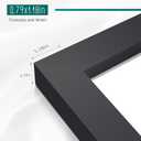 Picrit 24x36 Picture Frame 3 Pack, Black Poster Frame, Display Poster 20 x 30 with Mat or 24 x 36 without Mat for Horizontal or Vertical Wall Mounting