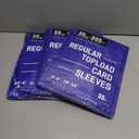 3 x WVM Card Sleeves Top Loaders for Cards, Premium Toploaders for Cards, Card Holder Baseball Football Sports and Game Cards (30 Toploaders + 300 Penny Sleeves)