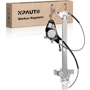 Front Passenger Side Power Window Regulator with Motor for 2003-14 Ford E-150 E-250, 1992-02 E150 E250 Econoline Van, 03-05 E350 Club Wagon, 92-98 E350 Econoline, 1999-14 E350 Super Duty, Right