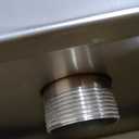 25lbs Commercial Grease Trap for Home Restaurants Under Sink, Stainless Steel Interceptor
