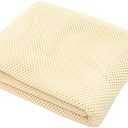 JECOMPRIS Non Slip Rubber Sofa Cushion Pad Mesh Gripper for Home Rugs Reusable and Easy to Clean Sturdy Non Skid Mat for Enhanced Friction and Stability 90x120in