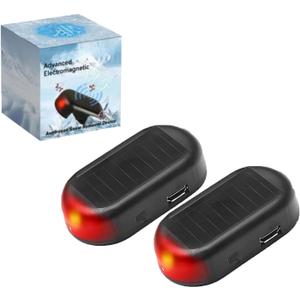 2PCS Car Interference Antifreeze Instrument, Universal Solar Car Windshield De-Icer, Reusable Anti-Ice Solution, Molecular Interference System for Vehicle Surfaces