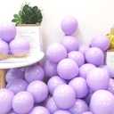 MOXMAY 100pcs 10" Party Decoration Pastel color Balloons Macaron Candy Colored Latex Balloons for Birthday Wedding Engagement Anniversary Christmas FestivalMacaron Purple