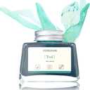Hongdian Fountain Pen Bottled Ink Teal Color, 60ml Non Carbon Inkwell Bottle, Artist Calligraphy Ink