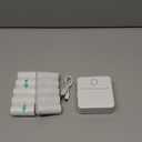 Cudinham Print Pods Mini Printer, Sticker Printer with 10 Rolls Thermal Printing Paper, Inkless Pocket Printpod for Phone, Impresora Portátil for Notes, DIY, Compatible with iOS & Android (White)