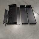 VORA Spice Rack for Countertop, 3 Tier Height-Adjustable Spice Organization for Cabinet, Kitchen Countertop Organizer, Metal Standing Large Seasoning Storage Shelf, Black 16"