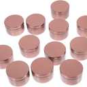 TEHAUX 21pcs Aluminum Candle Jars Airtight Lids Storage Containers for Candle Making for Travel Camping and Home Use and Sturdy Design