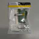 AIRSPO Airpod Pro 2nd Generation Case, 3D Floral Embossed Soft Silicone Protective Cover with Cleaner Kit for Apple Airpods Pro 2nd 1st Gen Case with Keychain (2023/2022), Green