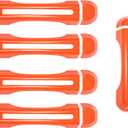 Door Handle Inserts Cover Trim+Tailgate Handle Cover for 2018-2024 Jeep Wrangler JL JLU Sports Sahara Freedom Rubicon Unlimited Gladiator JT 2-Door & 4-Door Exterior Accessories (Orange 5PCS)