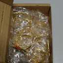 Legigo Set of 8 Christmas Flower Napkin Rings Set for Dinning Table Setting- Red Rhinestone Xmas Winter Napkin Ring Holders for Cloth Napkins, Christmas Holiday Party Dinner Table Decoration