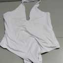 REORIA Bodysuits for Women Halter Tops 2025 Summer V Neck Backless Body Suits Tank Top Trendy Fashion Clothing XL