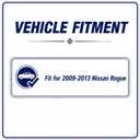 4PC Window Rain Guards fit 2009-2013 Nissan Rogue