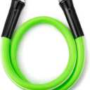 UNCO- Hybrid Polymer Leader Hose, 5/8" ID x 3 FT, Green, Kink Resistant, 3/4" GHT Aluminum Fittings, Drinking Water Safe, Hose Reel Connecting Hose