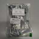 10 Pieces Pencil Tire Pressure Gauge Stainless Steel Stem Tire Pressure Gauge Accurate Mechanical Wheel Checker with 20 Pieces Tire Stem Valve Caps for Car Truck Motorcycle Bike