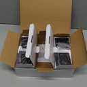 goldenwarm Matte Black Square Pocket Door Lock, Pocket Door Hardware for 2-1/8'' Round Bore Hole, Pocket Door Handles Fit 1-1/4'' to 2'' Thickness Sliding Door 2-3/8'', Classic 3 Pack, Square, Matte Black