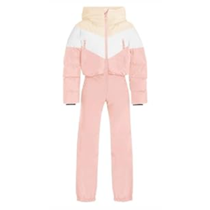 Haloumoning Girls One Piece Snowsuits Kids Puffer Waterproof Hooded Ski Suits Coveralls Winter Jumpsuits 5-14 Years (11-12 Years, Red)