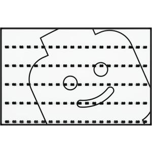 Minifigure Display Case for 100 Figures  Acrylic Wall Mount Organizer for Lego Mini Figures | Large Capacity Dustproof Frame to Showcase & Protect Your Collection (25x16in White)