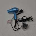 Nano Titanium Travel Hair Dryer, 1000 Watt Professional Blow Dryer with Concentrator Nozzle, Foldable Handle, Dual Voltage