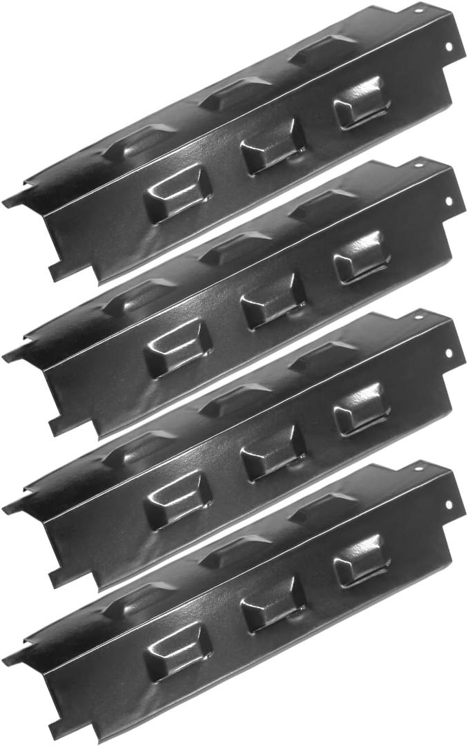Hongso 14 5/8" x 4 1/4" Porcelain Heat Plate Shield Replacement Parts for Savor Pro GD4205S-M GD4210S GD4210S-B1, Charbroil 463439915 463436213, Thermos 461442114 Master Forge GD4833 GD4825 Gas Grills
